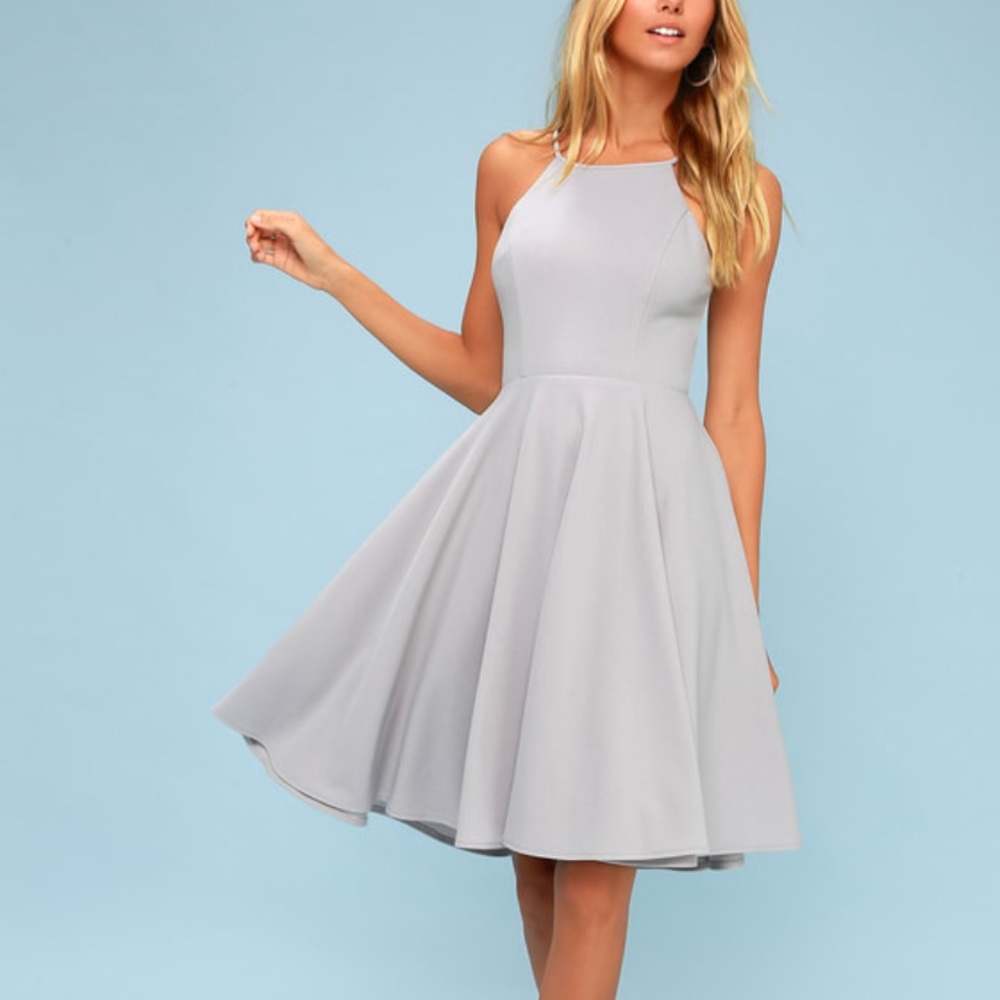 Lulus Grey Dress